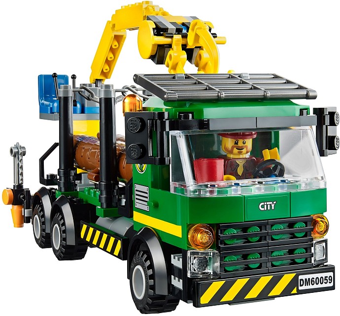 LEGO City 60059 Ciężarówka do transportu drewna klocki LEGO LEGO City 60059 Ciężarówka do transportu drewna
