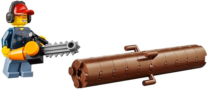 LEGO City 60059 Ciężarówka do transportu drewna klocki LEGO LEGO City 60059 Ciężarówka do transportu drewna