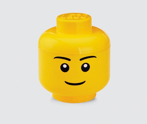 LEGO Pojemnik na klocki głowa chłopiec S LEGO Pojemnik na klocki głowa chłopiec S
