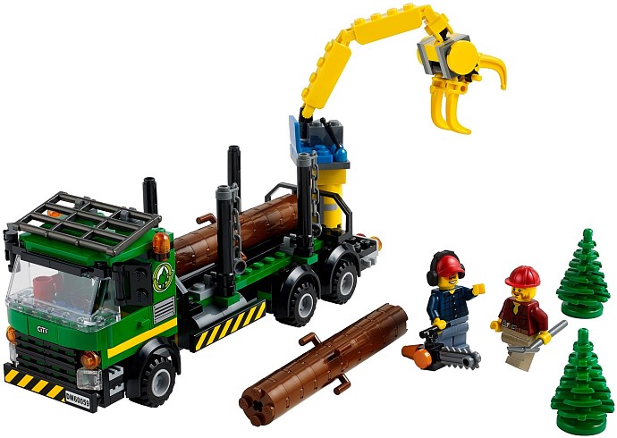 LEGO City 60059 Ciężarówka do transportu drewna klocki LE LEGO City 60059 Ciężarówka do transportu drewna