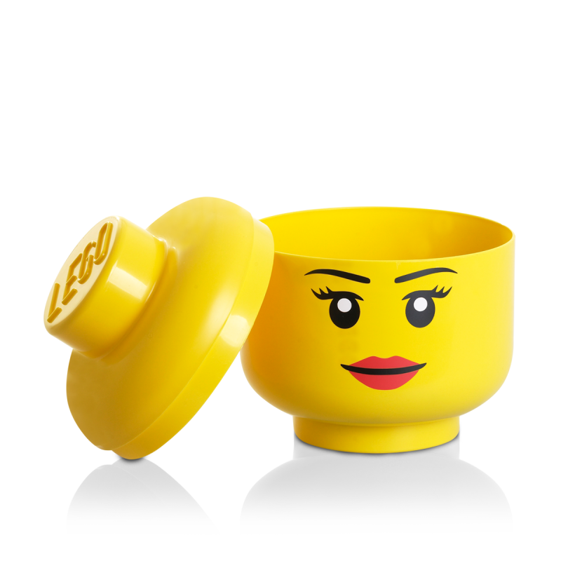 LEGO Pojemnik główka dziewczynka rozmiar L LEGO Pojemnik główka dziewczynka rozmiar L