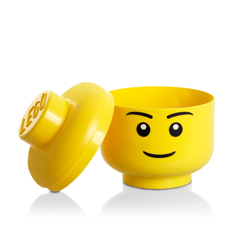 LEGO Pojemnik na klocki główka chłopiec L LEGO Pojemnik na klocki główka chłopiec L