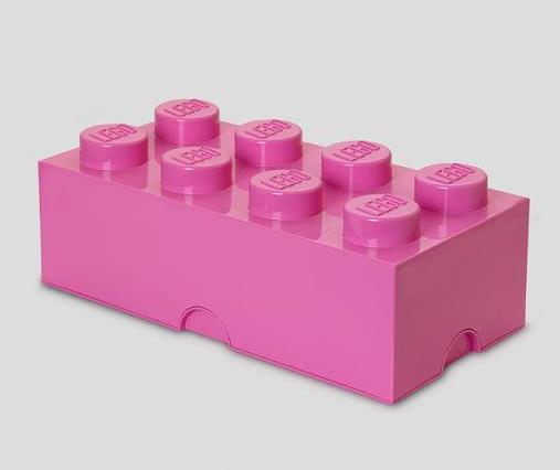 LEGO Pojemnik na klocki 8 różowy