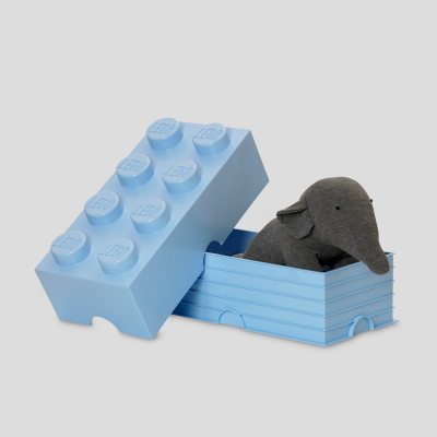 LEGO Pojemnik na klocki 8 jasno niebieski LEGO Pojemnik na klocki 8 jasno niebieski