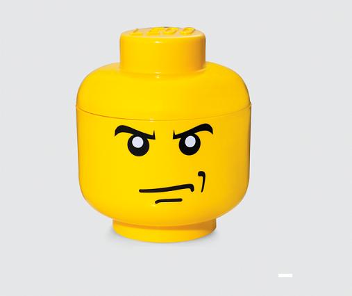 LEGO Pojemnik na klocki głowa chłopiec S LEGO Pojemnik na klocki głowa chłopiec S