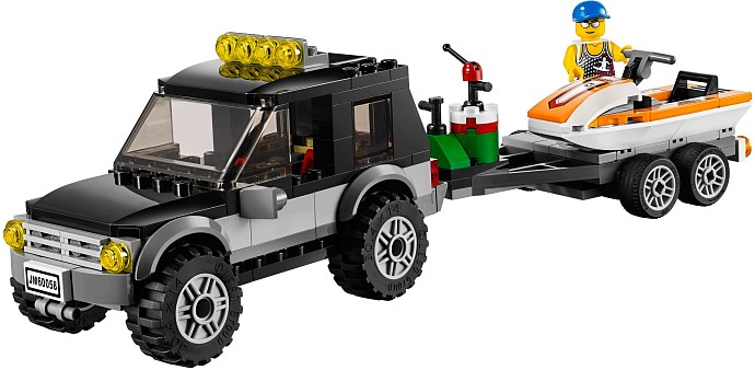 LEGO City 60058 Terenówka ze skuterami klocki LEGO LEGO City 60058 Terenówka ze skuterami